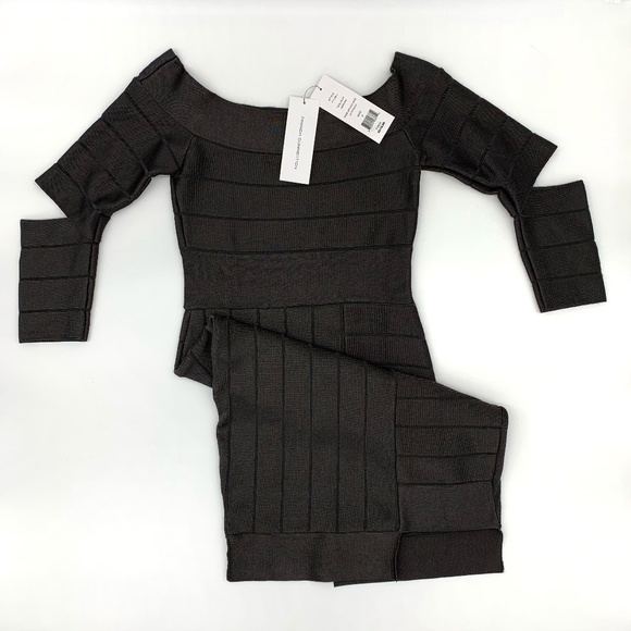 FRENCH CONNECTION Anise Off the Shoulder Rib Knit Dress - Picture 6 of 15